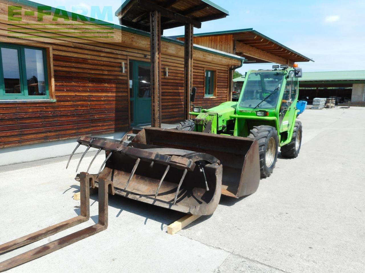 Merlo p33.7kt mit schaufel + greiferschaufel + gabel - Teleskoplader: das Bild 2 Merlo p33.7kt mit schaufel + greiferschaufel + gabel - Teleskoplader: das Bild 2