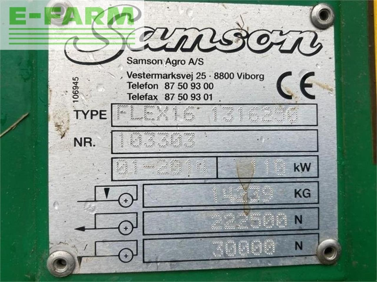 Samson flex16 - Düngerstreuer: das Bild 4 Samson flex16 - Düngerstreuer: das Bild 4