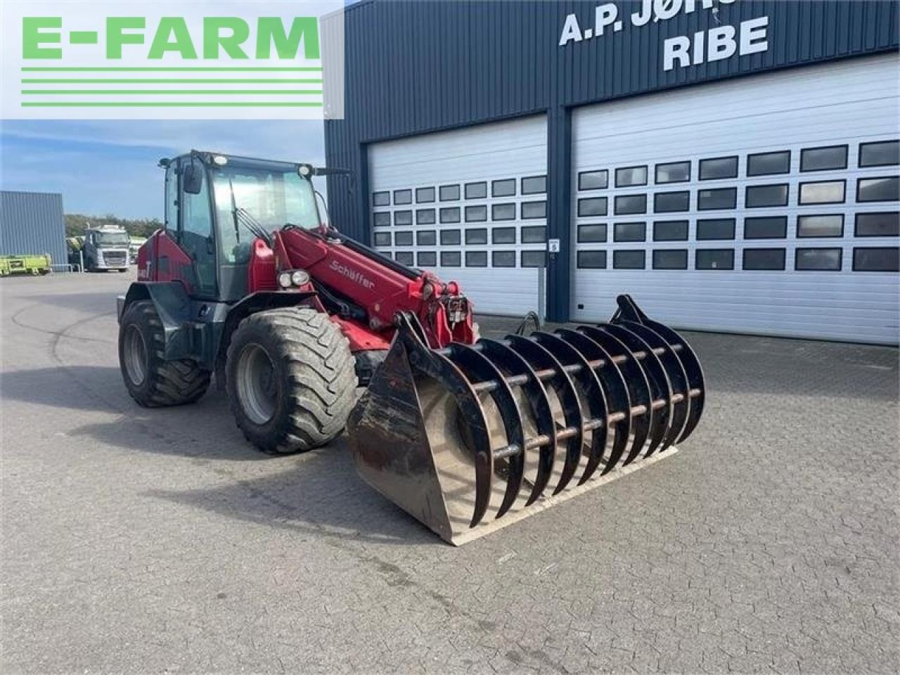 Schäffer 9640t med centralsmøring og skovl - Teleskoplader: das Bild 3 Schäffer 9640t med centralsmøring og skovl - Teleskoplader: das Bild 3