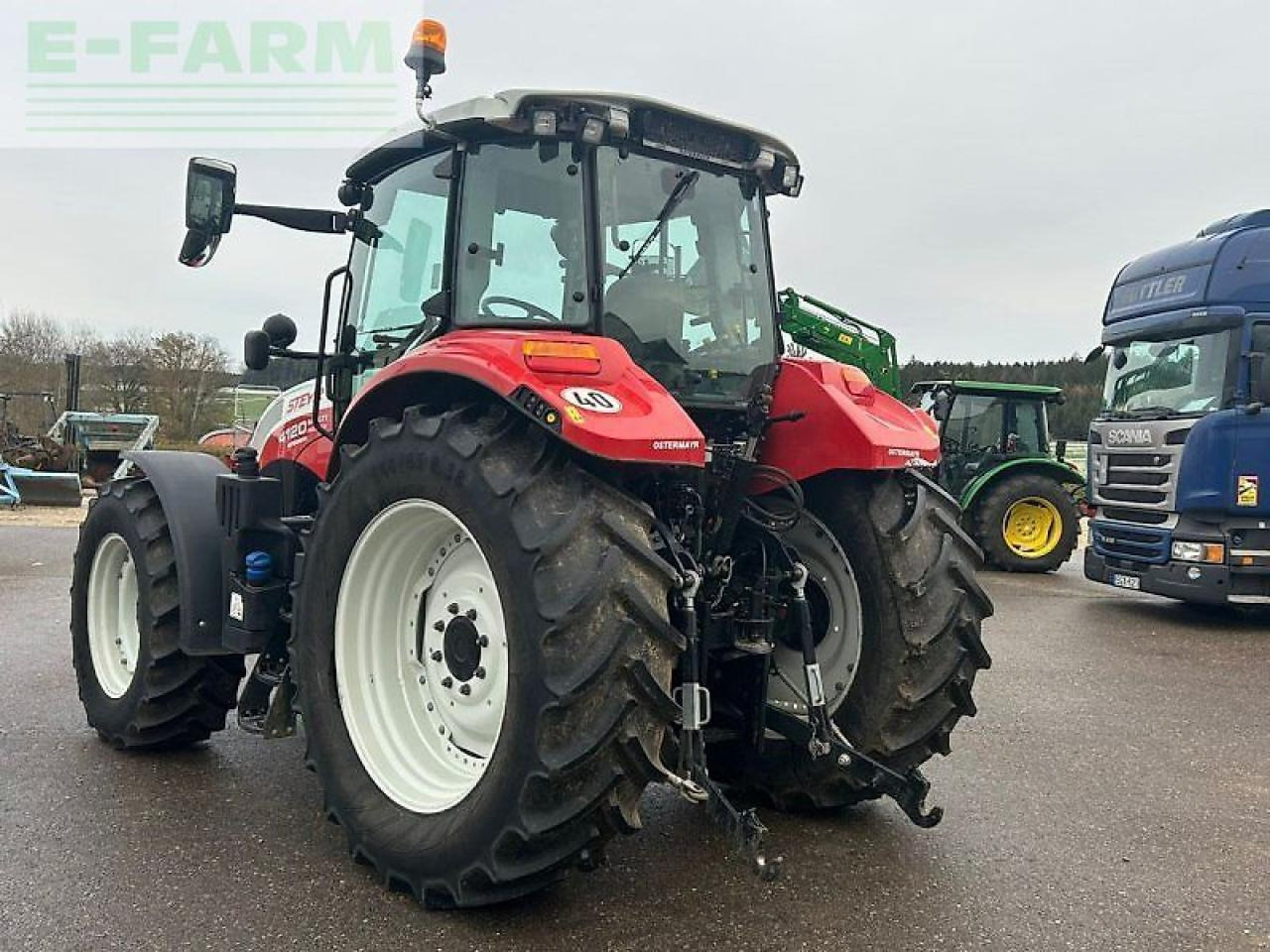 Steyr 4120 multi - Traktor: das Bild 5 Steyr 4120 multi - Traktor: das Bild 5