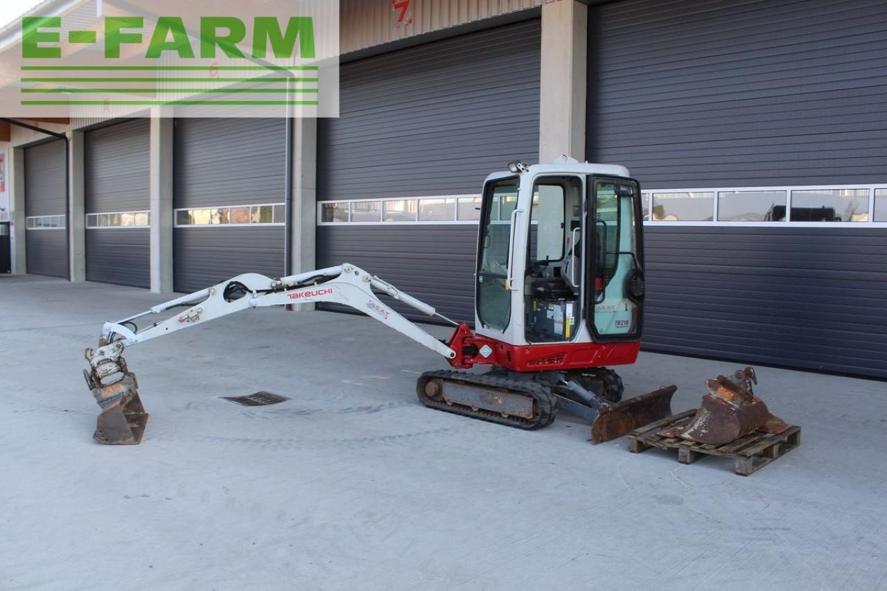 Minibagger Takeuchi tb 216 mit powertilt und schnellwechsler: das Bild 24