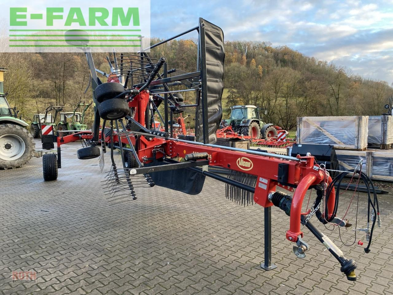Vicon andex 774 - Heuwender/ Wenderechen: das Bild 1 Vicon andex 774 - Heuwender/ Wenderechen: das Bild 1