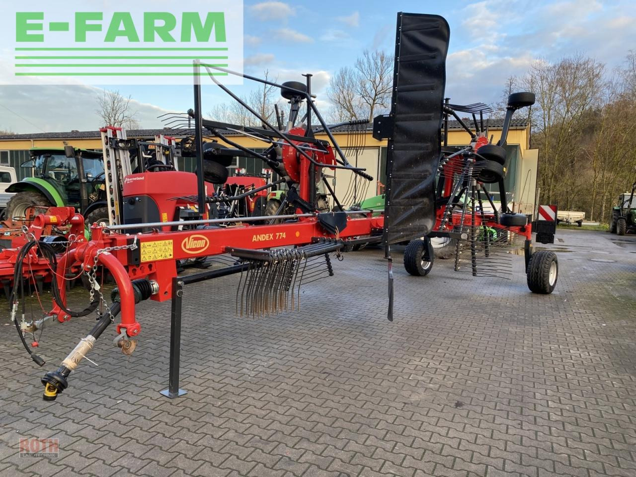 Vicon andex 774 - Heuwender/ Wenderechen: das Bild 2 Vicon andex 774 - Heuwender/ Wenderechen: das Bild 2