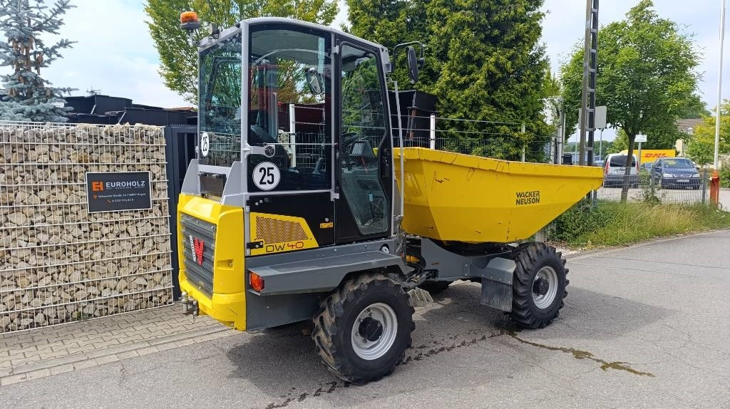 Mini-Kipper Wacker Neuson DW 40 Raddumper 2 Fahrstufen, Kabinenheizung, 4x4: das Bild 7 Mini-Kipper Wacker Neuson DW 40 Raddumper 2 Fahrstufen, Kabinenheizung, 4x4: das Bild 7