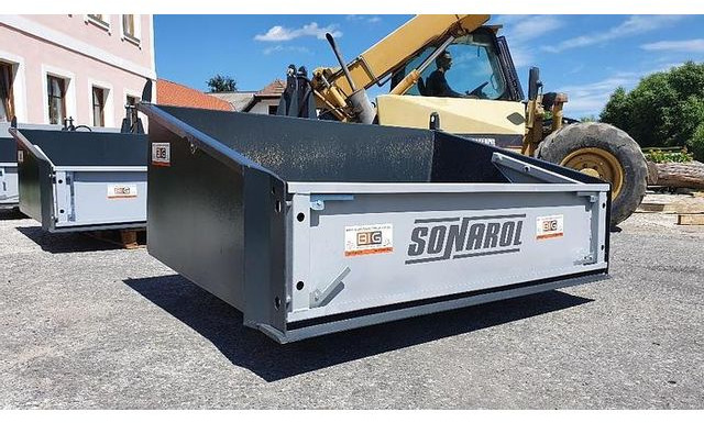 Schwerlast Transportbox / Kippmulde 180 cm mit 3 Punkt- & Euro Aufnahme - Sattelzugmaschine: das Bild 1 Schwerlast Transportbox / Kippmulde 180 cm mit 3 Punkt- & Euro Aufnahme - Sattelzugmaschine: das Bild 1