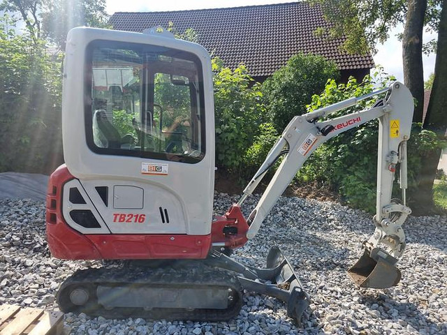 Takeuchi TB216 Minibagger - Minibagger: das Bild 2 Takeuchi TB216 Minibagger - Minibagger: das Bild 2