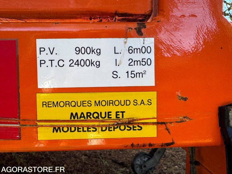 REMORQUE MOIROUD - Anhänger: das Bild 5 REMORQUE MOIROUD - Anhänger: das Bild 5