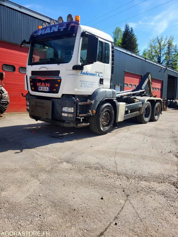 Camion ampliroll man tgs 33 400 - 827 000 KMS - 2009 - Abrollkipper: das Bild 4 Camion ampliroll man tgs 33 400 - 827 000 KMS - 2009 - Abrollkipper: das Bild 4