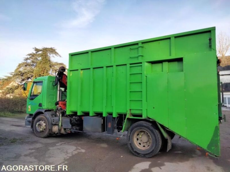 Camion avec benne et grue attenante à la cabine - Müllwagen: das Bild 4 Camion avec benne et grue attenante à la cabine - Müllwagen: das Bild 4