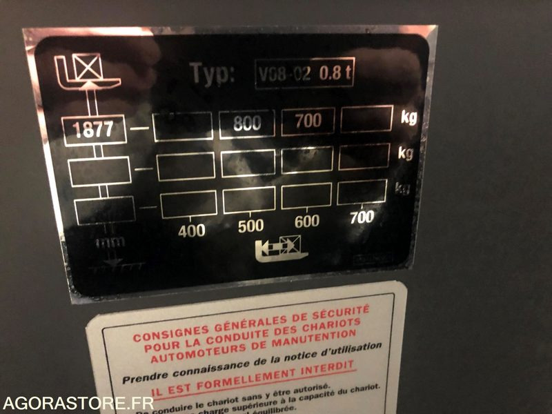 Gerbeur à plateforme élevable - Hochhubwagen: das Bild 4 Gerbeur à plateforme élevable - Hochhubwagen: das Bild 4