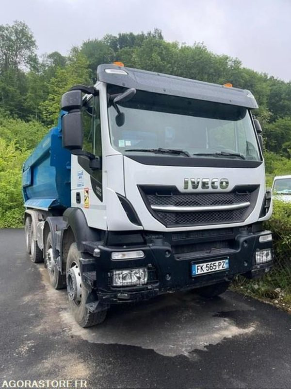CAMION 8X4 BENNE RONDE IVECO X-WAY 480 76 000 KM 2019 - LKW: das Bild 1 CAMION 8X4 BENNE RONDE IVECO X-WAY 480 76 000 KM 2019 - LKW: das Bild 1