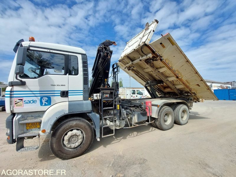 Camion 6x4 Tribenne/Grue - EV-196-SF / 2008 / 354 442 KM - LKW: das Bild 2 Camion 6x4 Tribenne/Grue - EV-196-SF / 2008 / 354 442 KM - LKW: das Bild 2