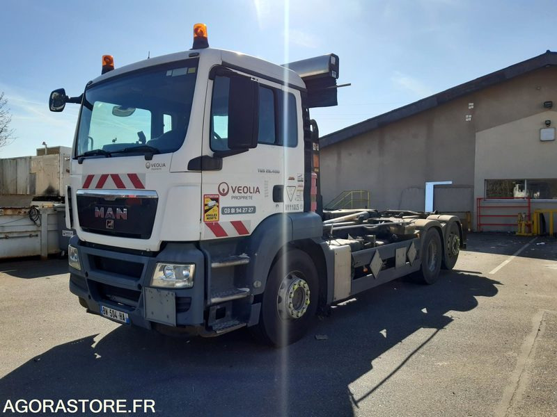 PORTEUR AMPLIROLL MAN TGS 26.400 (R51996) - BRAS GUIMA PALFINGER-2011-563 000 Km - LKW: das Bild 1 PORTEUR AMPLIROLL MAN TGS 26.400 (R51996) - BRAS GUIMA PALFINGER-2011-563 000 Km - LKW: das Bild 1