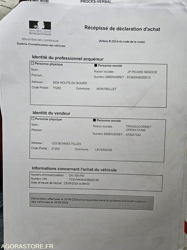 Porteur Volvo frigo - LKW: das Bild 5 Porteur Volvo frigo - LKW: das Bild 5