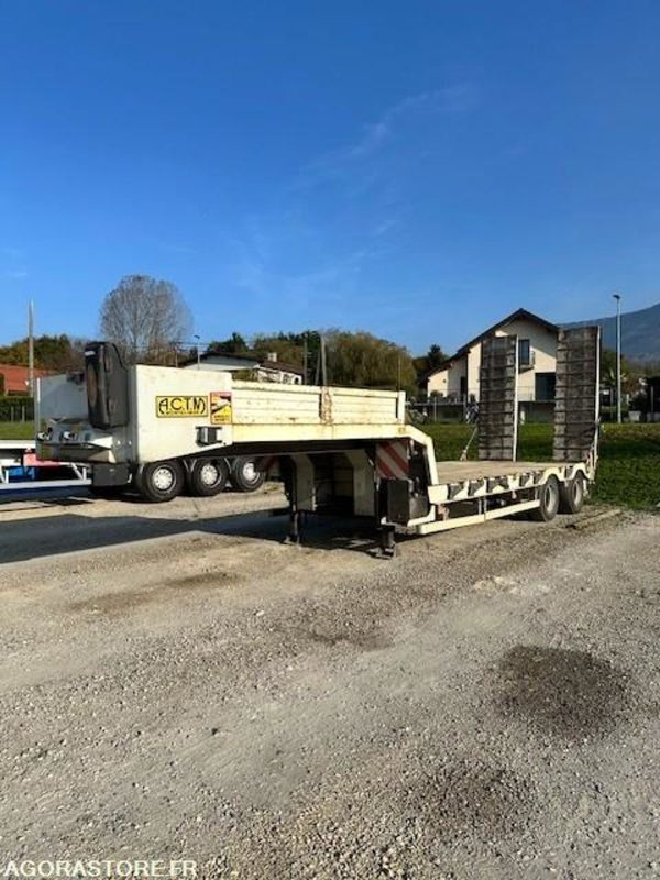 PORTE ENGINS ACTM CU23T - 2012 - Tieflader Anhänger: das Bild 1 PORTE ENGINS ACTM CU23T - 2012 - Tieflader Anhänger: das Bild 1