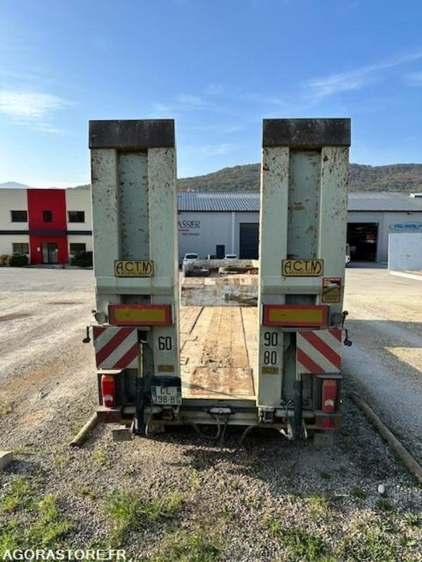 PORTE ENGINS ACTM CU23T - 2012 - Tieflader Anhänger: das Bild 4 PORTE ENGINS ACTM CU23T - 2012 - Tieflader Anhänger: das Bild 4