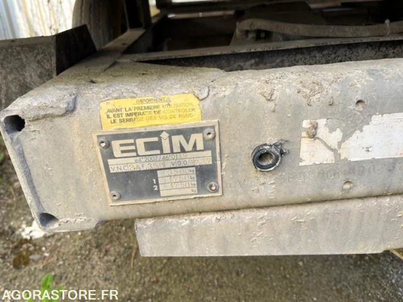 Remorque benne basculante ECIM AF350 - Baumaschinenanhänger: das Bild 5 Remorque benne basculante ECIM AF350 - Baumaschinenanhänger: das Bild 5