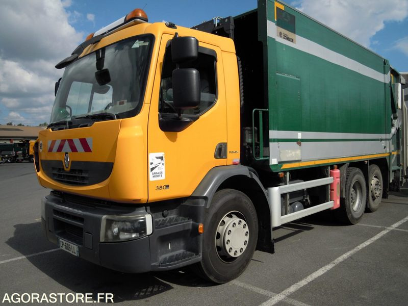 Renault Premium 380 6x2 DXI 11 équipé d'une benne SEMAT OM Série 14000 - Müllwagen: das Bild 1 Renault Premium 380 6x2 DXI 11 équipé d'une benne SEMAT OM Série 14000 - Müllwagen: das Bild 1