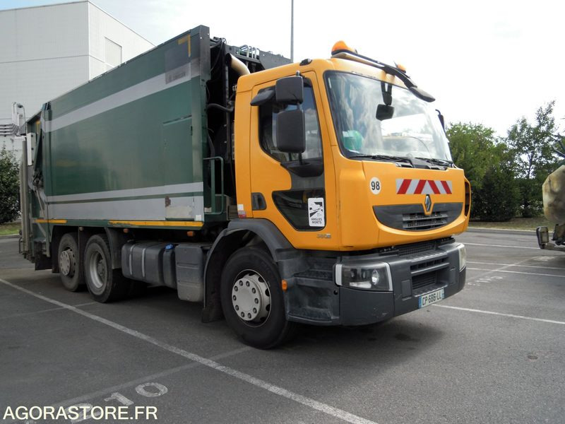 Renault Premium 380 6x2 DXI 11 équipé d'une benne SEMAT OM Série 14000 - Müllwagen: das Bild 2 Renault Premium 380 6x2 DXI 11 équipé d'une benne SEMAT OM Série 14000 - Müllwagen: das Bild 2