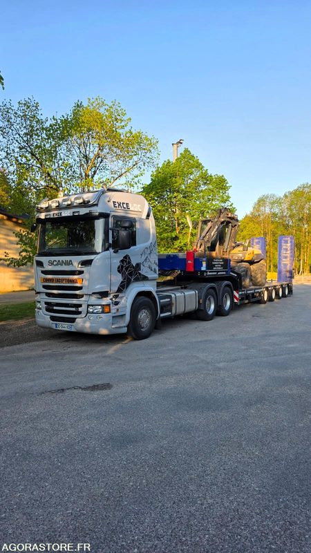 CAMION TRACTEUR 6X4 SCANIA R730 V8 2014 440 000 KM PTRA 150T + PORTE ENGINS FAYM - Sattelzugmaschine: das Bild 1 CAMION TRACTEUR 6X4 SCANIA R730 V8 2014 440 000 KM PTRA 150T + PORTE ENGINS FAYM - Sattelzugmaschine: das Bild 1