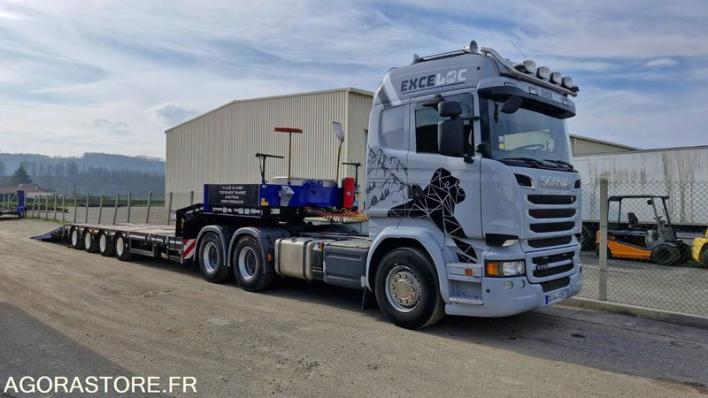 CAMION TRACTEUR 6X4 SCANIA R730 V8 2014 440 000 KM PTRA 150T + PORTE ENGINS FAYM - Sattelzugmaschine: das Bild 2 CAMION TRACTEUR 6X4 SCANIA R730 V8 2014 440 000 KM PTRA 150T + PORTE ENGINS FAYM - Sattelzugmaschine: das Bild 2