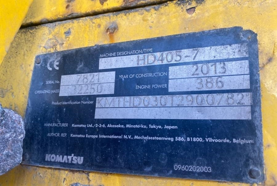 Komatsu DH405-7 - Dumper Starr: das Bild 3 Komatsu DH405-7 - Dumper Starr: das Bild 3
