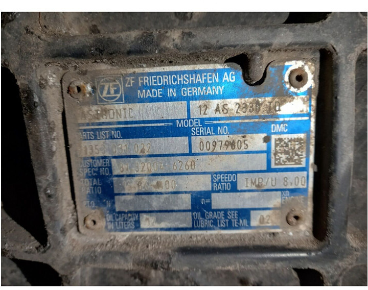 ZF 12AS2330TD - Getriebe für LKW: das Bild 5 ZF 12AS2330TD - Getriebe für LKW: das Bild 5