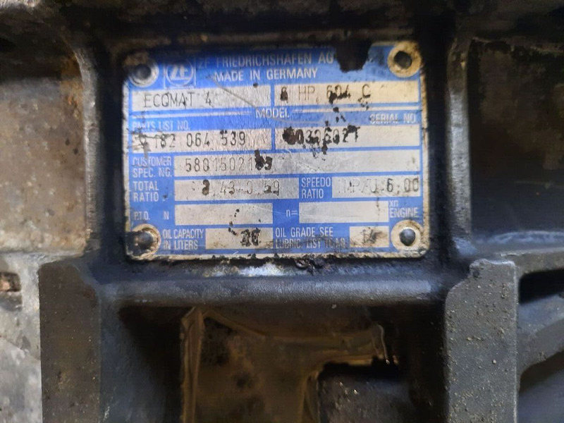 Iveco ZF 6HP604C Cursor 8. 6HP594C - Getriebe: das Bild 2 Iveco ZF 6HP604C Cursor 8. 6HP594C - Getriebe: das Bild 2