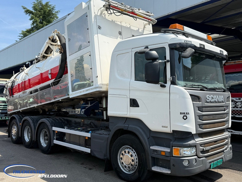 Scania R490 Euro 6, Rolba Inox / Edelstahl, 8x4 - Saug-/ Spülfahrzeug: das Bild 1 Scania R490 Euro 6, Rolba Inox / Edelstahl, 8x4 - Saug-/ Spülfahrzeug: das Bild 1