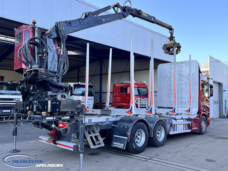 Scania R650 V8 NGS 6x4, Retarder, Jonsered Houtkraan - Holztransporter, Autokran: das Bild 2 Scania R650 V8 NGS 6x4, Retarder, Jonsered Houtkraan - Holztransporter, Autokran: das Bild 2