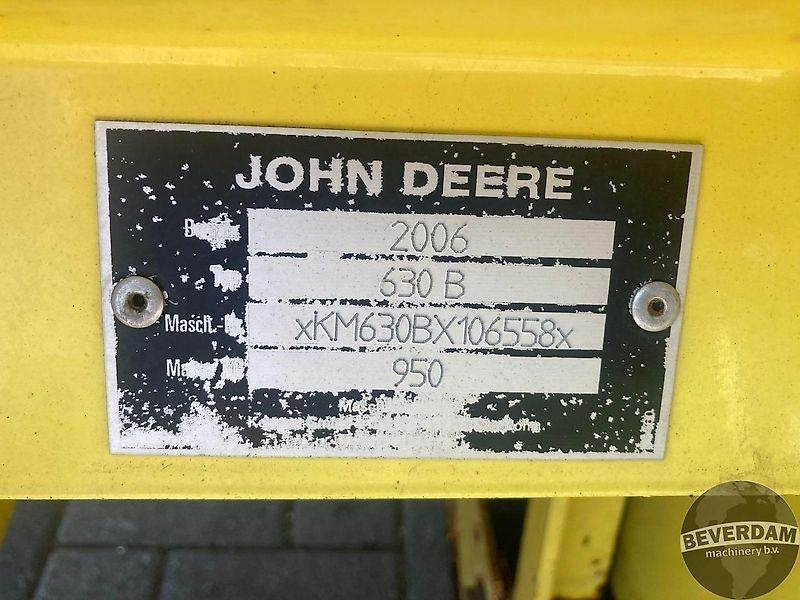 Zubehör für Erntemaschine John Deere Pick-up 630B: das Bild 10