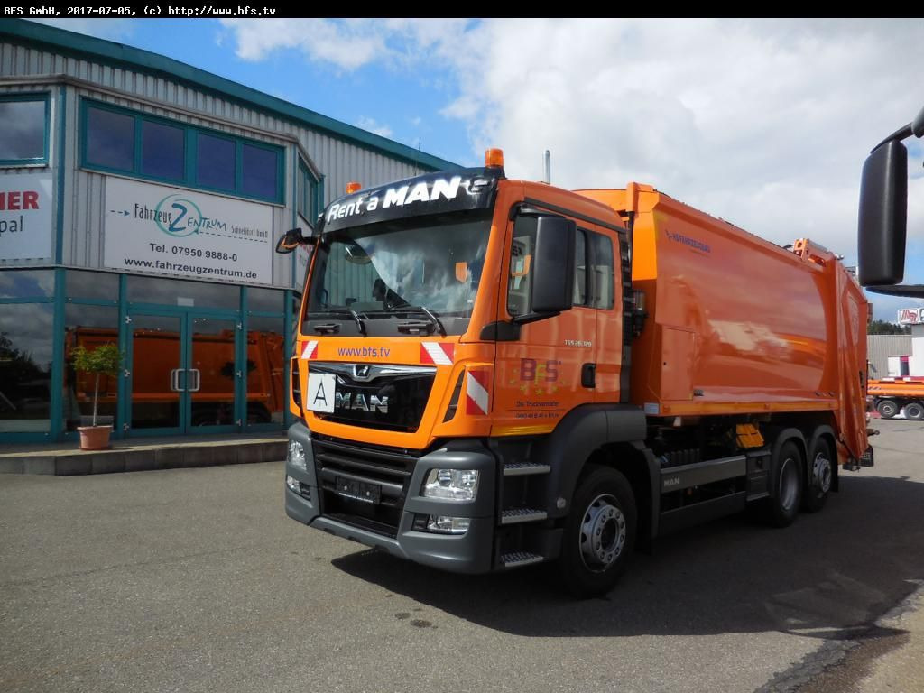 MAN TGS 26.320 6X2-2 BL HS HL Olympus 21W - Omni-DEK - Müllwagen: das Bild 1 MAN TGS 26.320 6X2-2 BL HS HL Olympus 21W - Omni-DEK - Müllwagen: das Bild 1