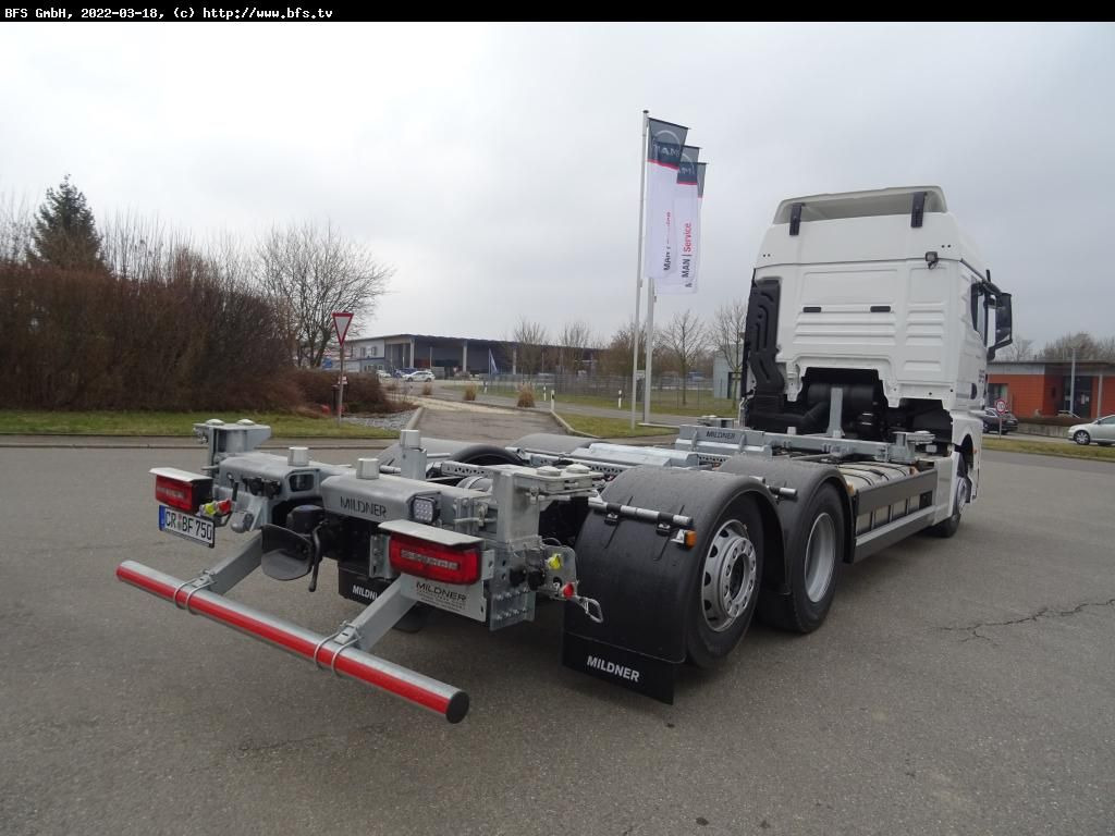 MAN TGX (TG3) 26.470 6x2-4 LL BDF Mildner - Containerwagen/ Wechselfahrgestell LKW: das Bild 2 MAN TGX (TG3) 26.470 6x2-4 LL BDF Mildner - Containerwagen/ Wechselfahrgestell LKW: das Bild 2