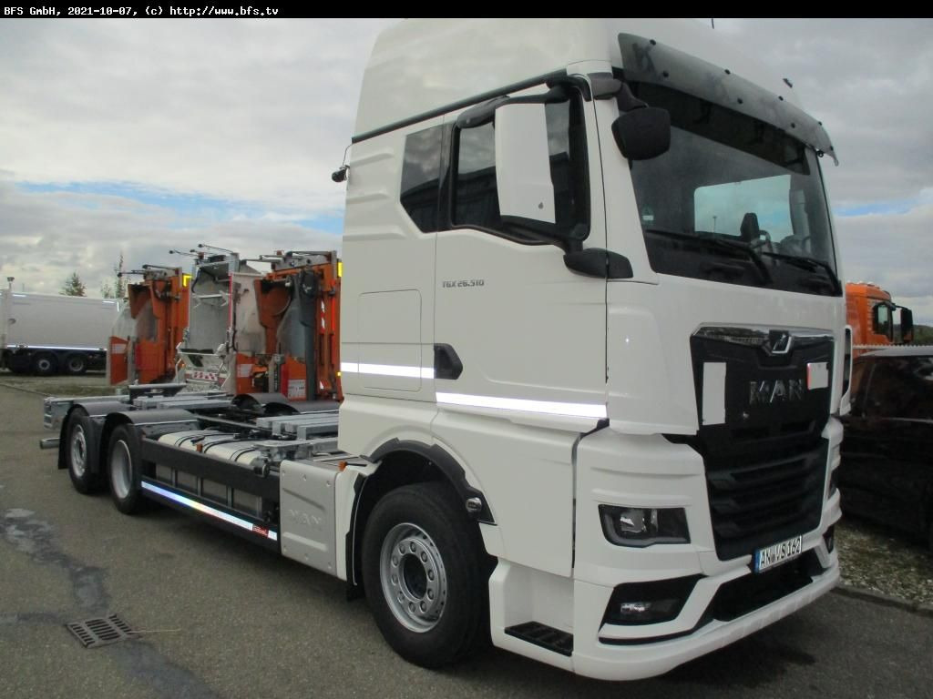 MAN TGX (TG3) 26.510 6x2-4 LL CH Multiwechsler - Containerwagen/ Wechselfahrgestell LKW: das Bild 4 MAN TGX (TG3) 26.510 6x2-4 LL CH Multiwechsler - Containerwagen/ Wechselfahrgestell LKW: das Bild 4