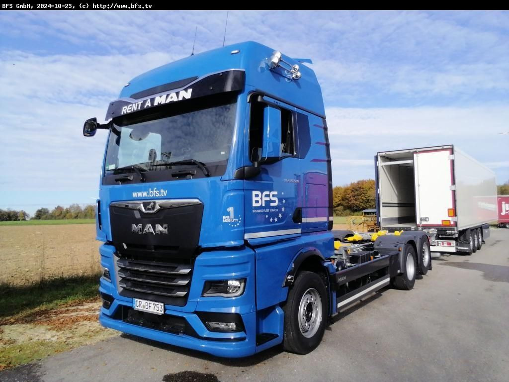 MAN TGX (TG3) 26.520 6x2-2 LL CH BDF Multi, SDG - Containerwagen/ Wechselfahrgestell LKW: das Bild 1 MAN TGX (TG3) 26.520 6x2-2 LL CH BDF Multi, SDG - Containerwagen/ Wechselfahrgestell LKW: das Bild 1