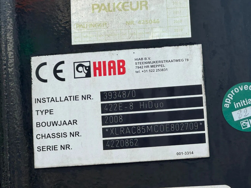 Pritsche LKW, Autokran DAF CF 85.360 8x2 + HIAB 422E8 REMOTE CONTROLE: das Bild 10 Pritsche LKW, Autokran DAF CF 85.360 8x2 + HIAB 422E8 REMOTE CONTROLE: das Bild 10