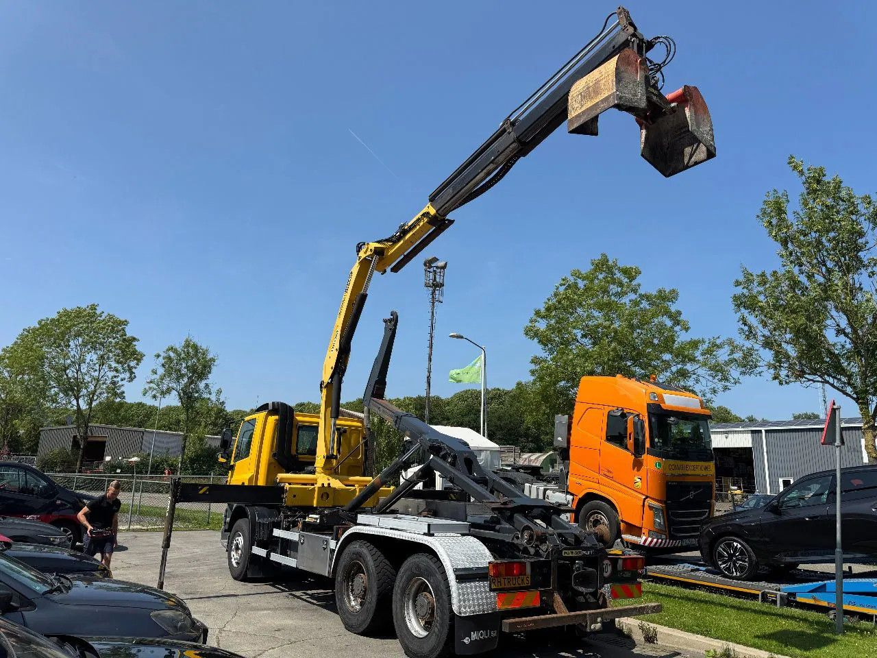 DAF CF 85.410 6X4 - EURO 5 + PALFINGER PK15500 + REM - Autokran: das Bild 5 DAF CF 85.410 6X4 - EURO 5 + PALFINGER PK15500 + REM - Autokran: das Bild 5