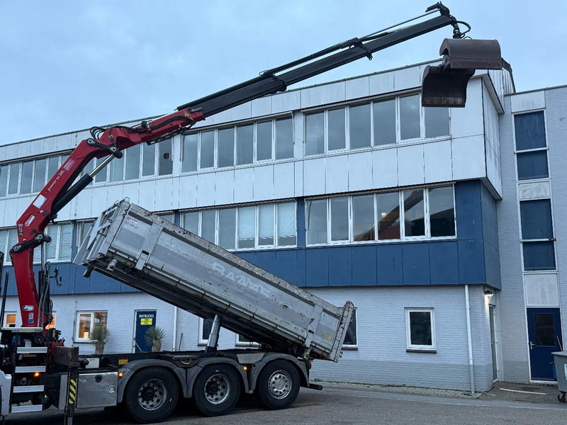 MAN TGS 35.480 8X4 + HMF 2420-K3 REMOTE + TIPPER - Autokran: das Bild 3 MAN TGS 35.480 8X4 + HMF 2420-K3 REMOTE + TIPPER - Autokran: das Bild 3