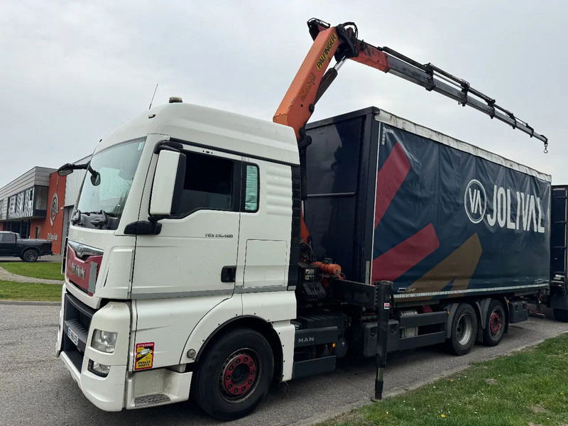 MAN TGX 26.480 6X2 - EURO 6 + PALFINGER PK20002 + REMOTE + LIFTING AXLE - Autokran: das Bild 1 MAN TGX 26.480 6X2 - EURO 6 + PALFINGER PK20002 + REMOTE + LIFTING AXLE - Autokran: das Bild 1