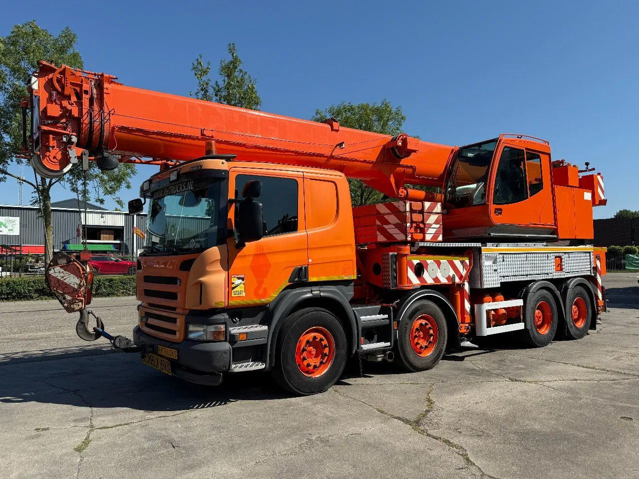 Scania P380 8X4 + FAUN HK40 + FLYJIB + BALLASTBL. 6,9 T - Autokran: das Bild 3 Scania P380 8X4 + FAUN HK40 + FLYJIB + BALLASTBL. 6,9 T - Autokran: das Bild 3
