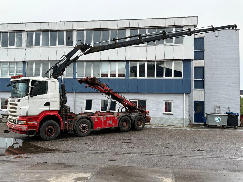 Scania R500 V8 8X4 + HIAB 220-5 + REMOTE + CABLELIFT - FULL STEEL SUSP. MANUAL GEAR. BIG AXLES - Autokran: das Bild 1 Scania R500 V8 8X4 + HIAB 220-5 + REMOTE + CABLELIFT - FULL STEEL SUSP. MANUAL GEAR. BIG AXLES - Autokran: das Bild 1
