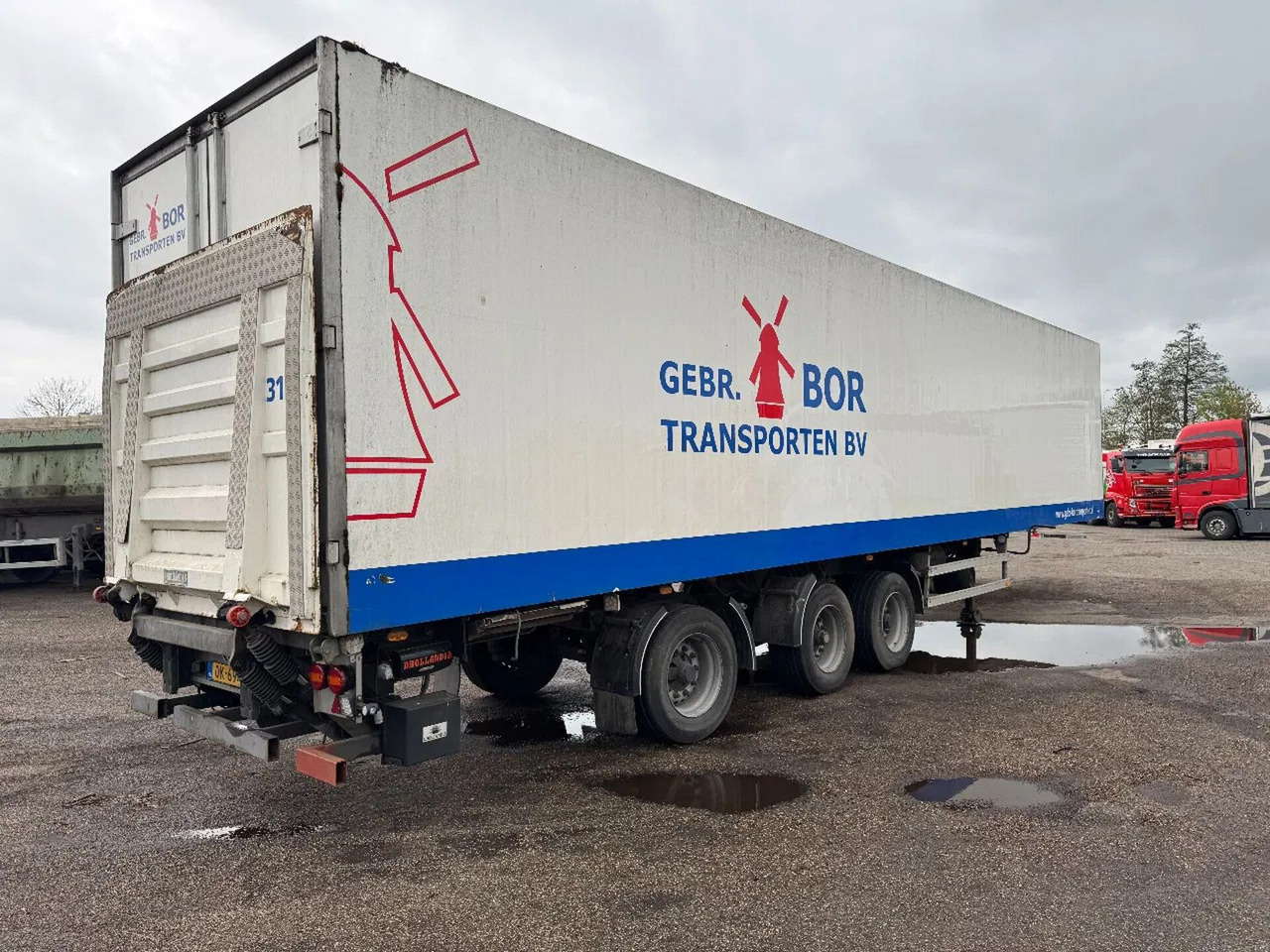 Van Eck UT 3B CARRIER VECTOR 1850 + DHOLLANDIA LIFT 2500 - Kühlkoffer Auflieger: das Bild 4 Van Eck UT 3B CARRIER VECTOR 1850 + DHOLLANDIA LIFT 2500 - Kühlkoffer Auflieger: das Bild 4
