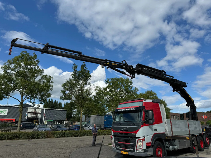 Volvo FMX 460 8X4 PALFINGER PK53002 + FLY JIP AN REMOTE CONTROLE, LAST AXEL STEERING - Pritsche LKW, Autokran: das Bild 2 Volvo FMX 460 8X4 PALFINGER PK53002 + FLY JIP AN REMOTE CONTROLE, LAST AXEL STEERING - Pritsche LKW, Autokran: das Bild 2