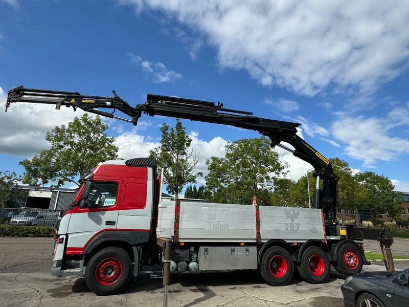 Volvo FMX 460 8X4 PALFINGER PK53002 + FLY JIP AN REMOTE CONTROLE, LAST AXEL STEERING - Pritsche LKW, Autokran: das Bild 1 Volvo FMX 460 8X4 PALFINGER PK53002 + FLY JIP AN REMOTE CONTROLE, LAST AXEL STEERING - Pritsche LKW, Autokran: das Bild 1