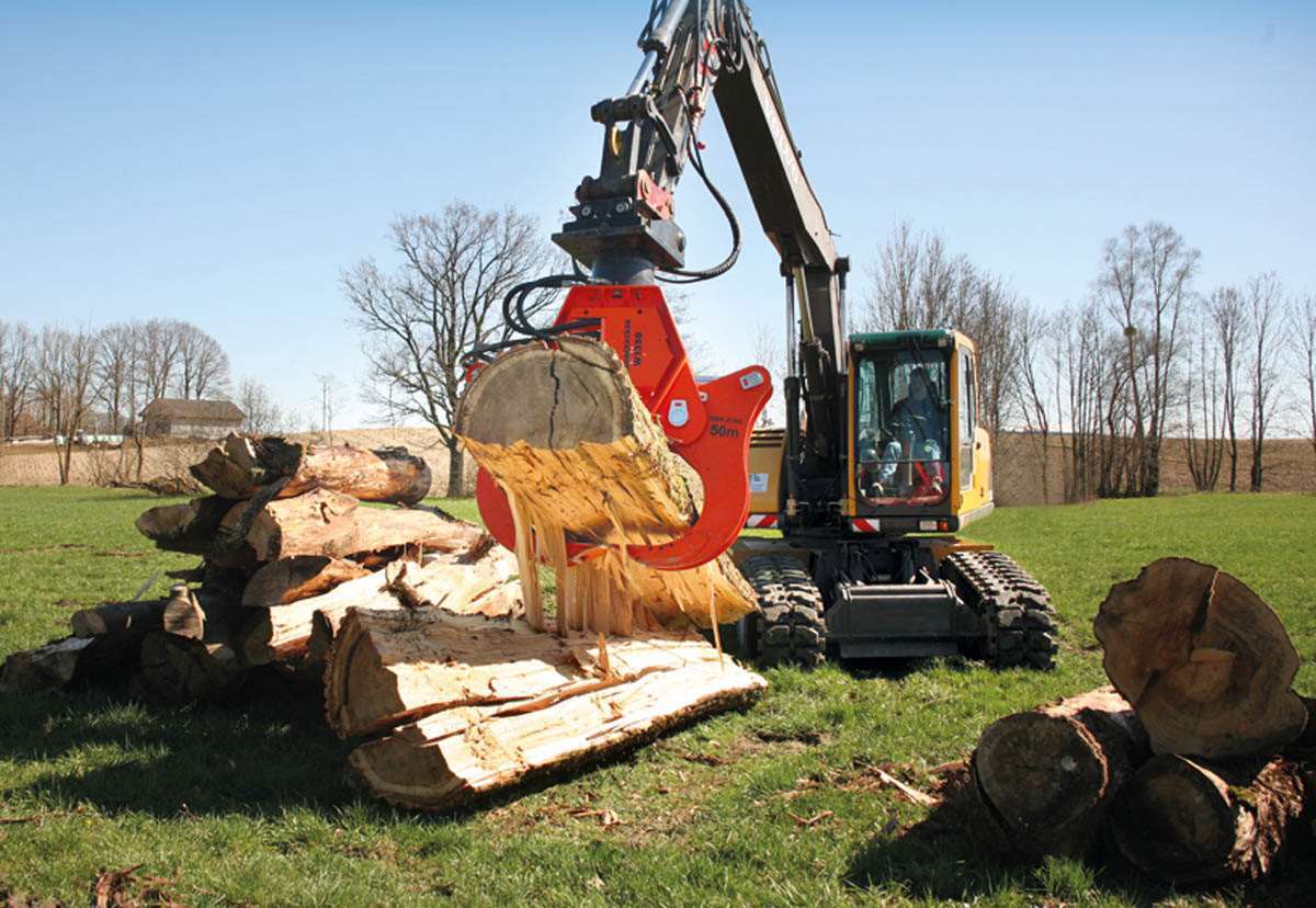 WESTTECH Woodcracker W 600 - Anbauteil für Minibagger: das Bild 1 WESTTECH Woodcracker W 600 - Anbauteil für Minibagger: das Bild 1