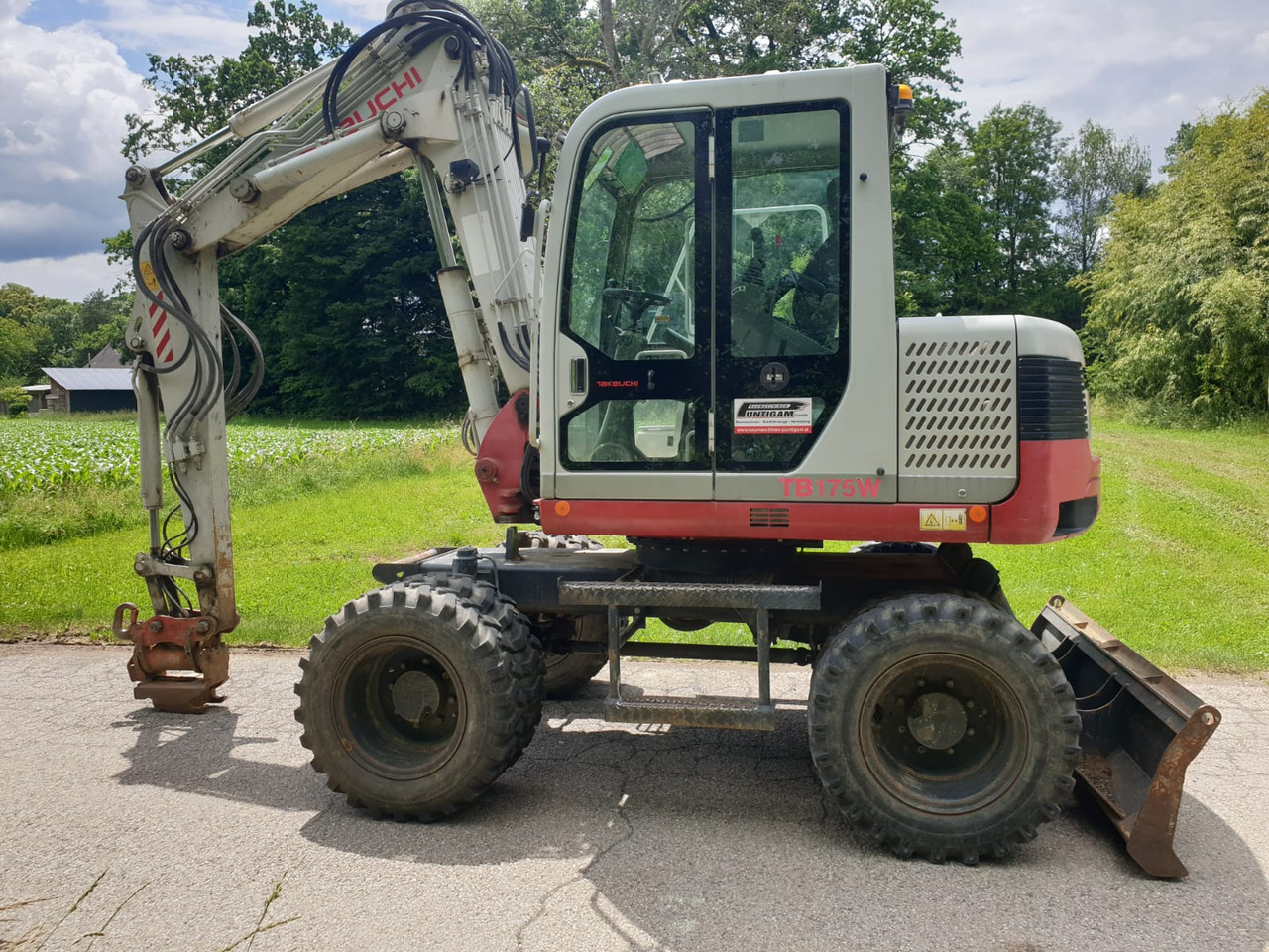 TAKEUCHI TB 175W - Mobilbagger: das Bild 1 TAKEUCHI TB 175W - Mobilbagger: das Bild 1