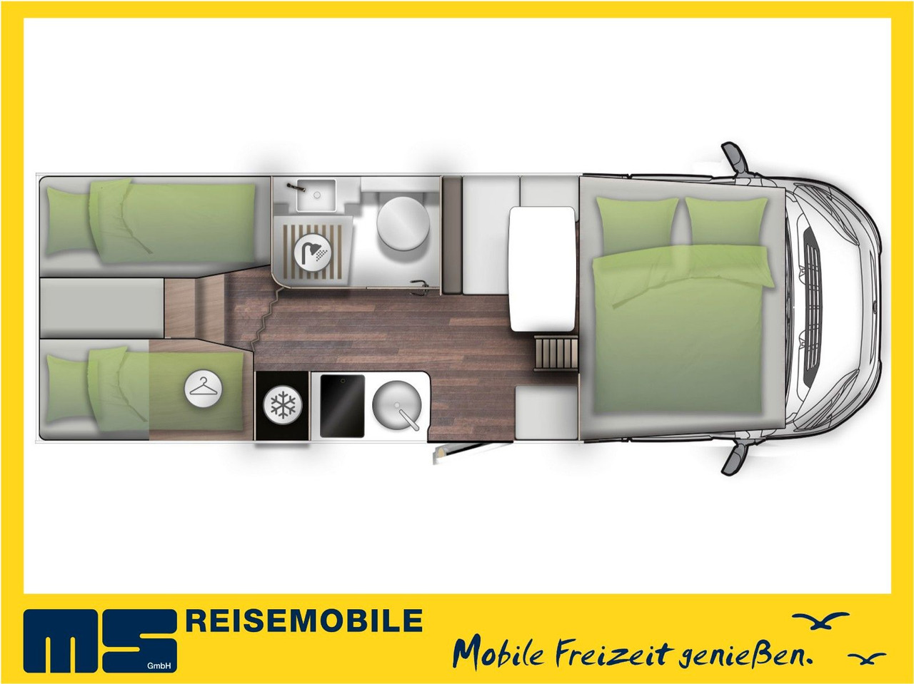 Forster A 699 EB / - 2026 - / 165 PS - 8G / EINZELBETTEN - Alkoven Wohnmobil: das Bild 2 Forster A 699 EB / - 2026 - / 165 PS - 8G / EINZELBETTEN - Alkoven Wohnmobil: das Bild 2