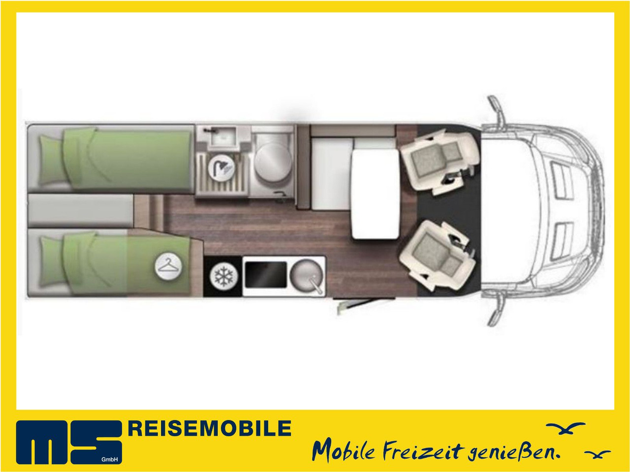Forster T 669 EBN COUPÈ / -2025-/165PS-DSG/ EINZELBETTEN - Teilintegriertes Wohnmobil: das Bild 2 Forster T 669 EBN COUPÈ / -2025-/165PS-DSG/ EINZELBETTEN - Teilintegriertes Wohnmobil: das Bild 2
