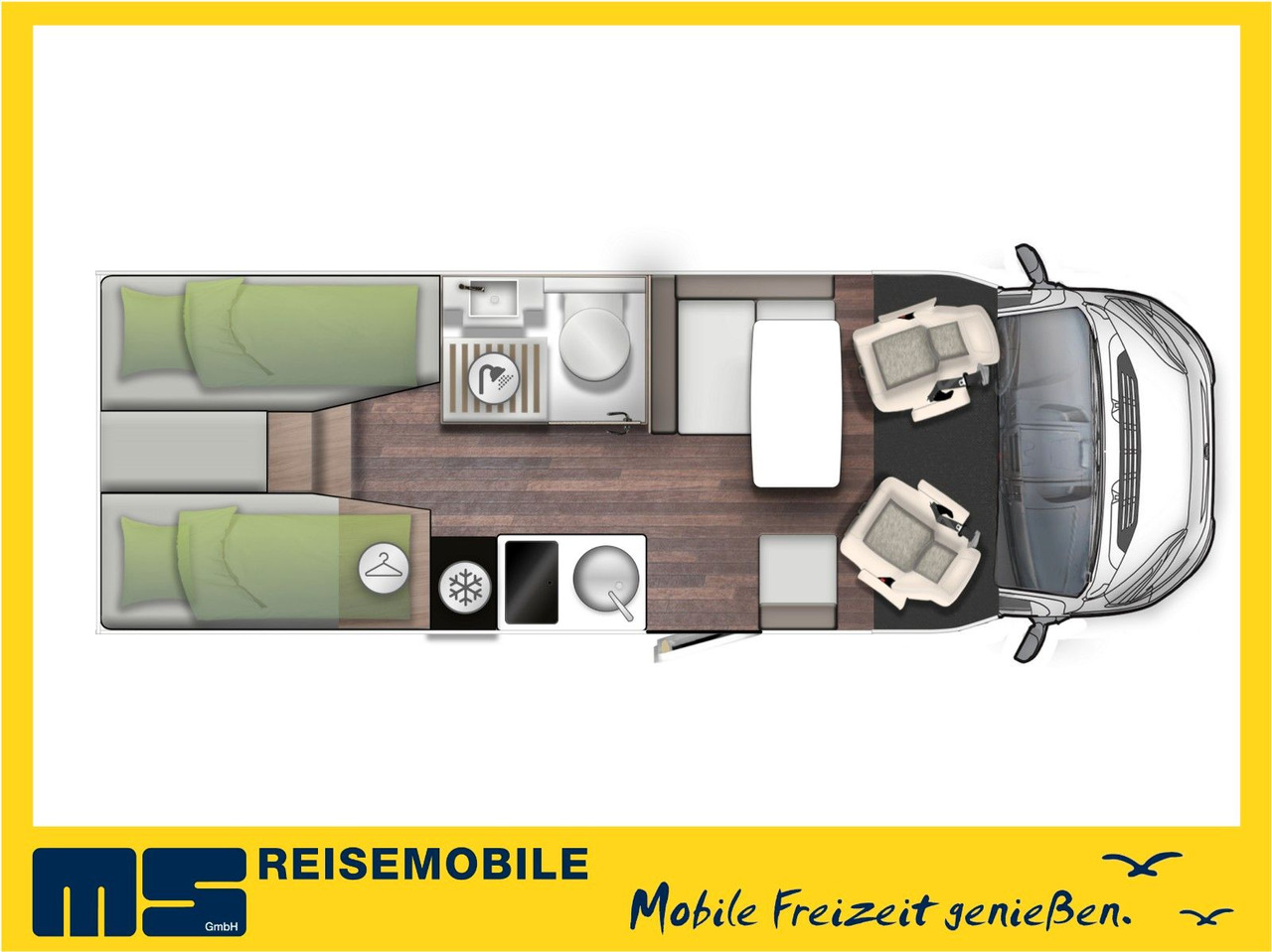 Forster T 699 EB / 2025 / 140PS/ EINZELBETTEN & HUBBETT - Teilintegriertes Wohnmobil: das Bild 2 Forster T 699 EB / 2025 / 140PS/ EINZELBETTEN & HUBBETT - Teilintegriertes Wohnmobil: das Bild 2