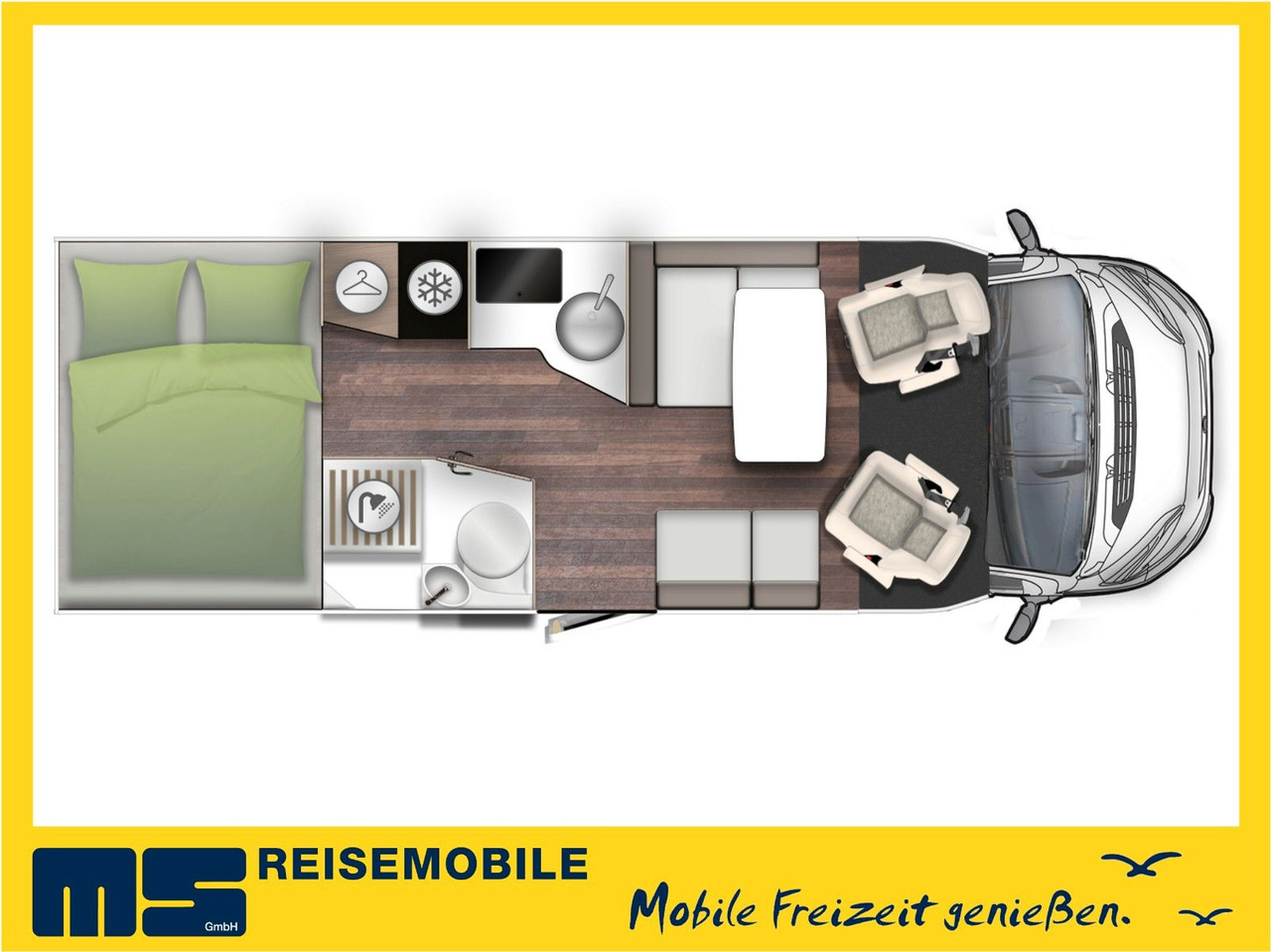 Forster T 699 HB / 140PS / HUBBETT & HECKBETT - Teilintegriertes Wohnmobil: das Bild 2 Forster T 699 HB / 140PS / HUBBETT & HECKBETT - Teilintegriertes Wohnmobil: das Bild 2